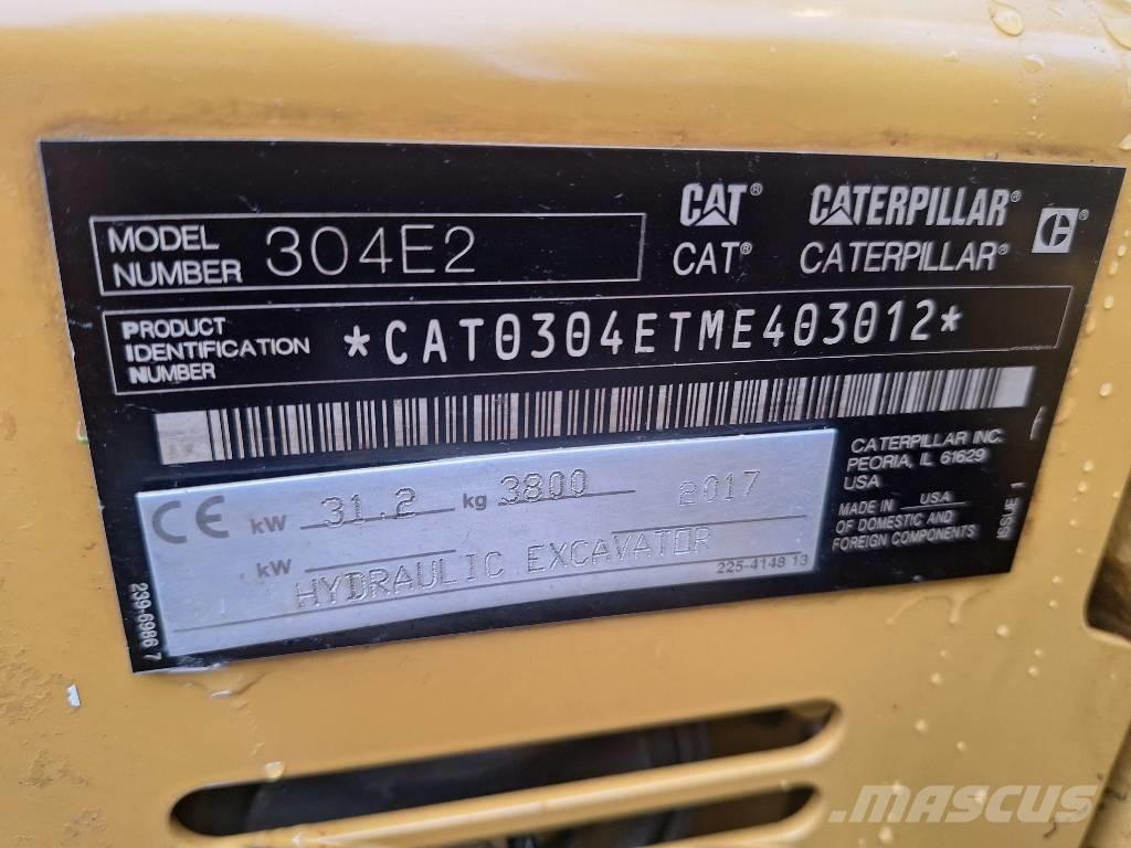 CAT 304 E CR Miniekskavaatorid < 7 t