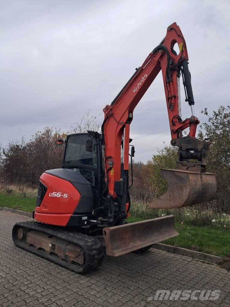 Kubota U 56-5 Miniekskavaatorid < 7 t