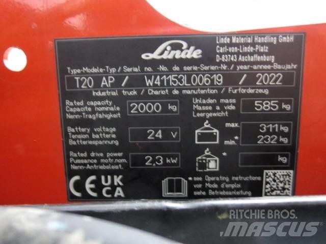 Linde T20AP Platvormiga alusesiirdaja