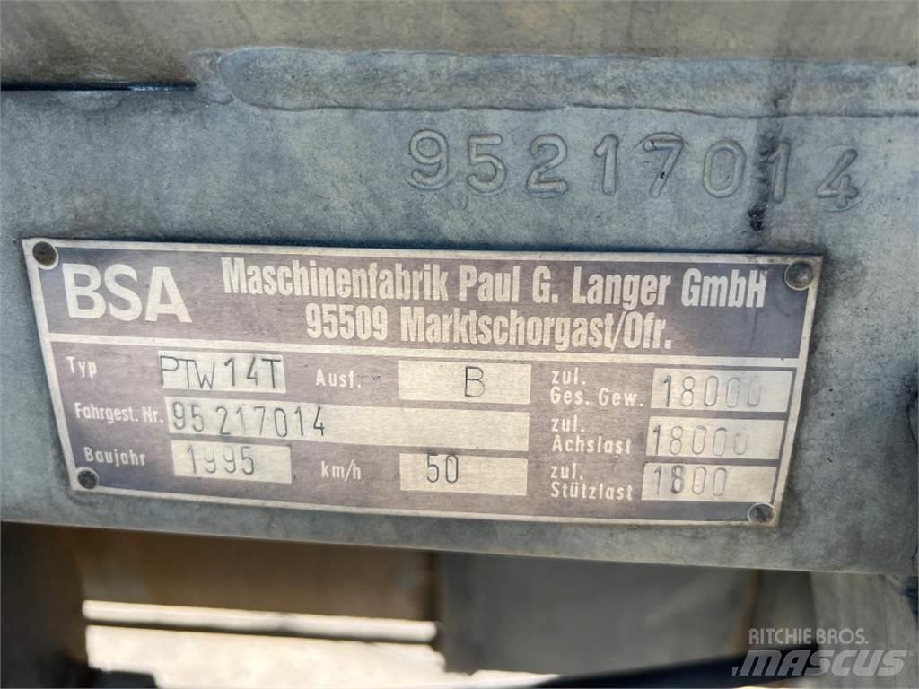 BSA PTW 14 T Lägapaagid