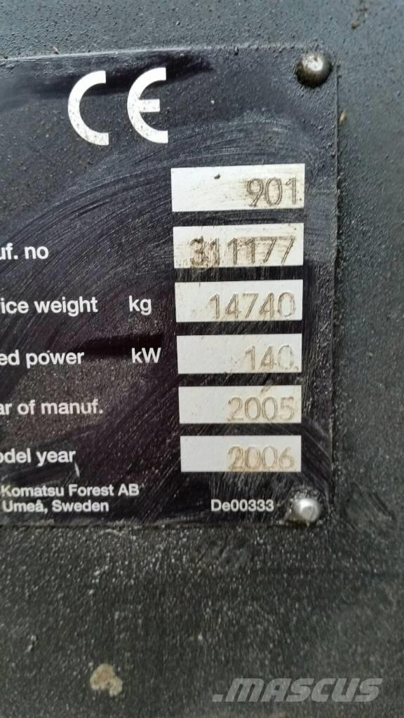 Valmet 901 Harvesterid