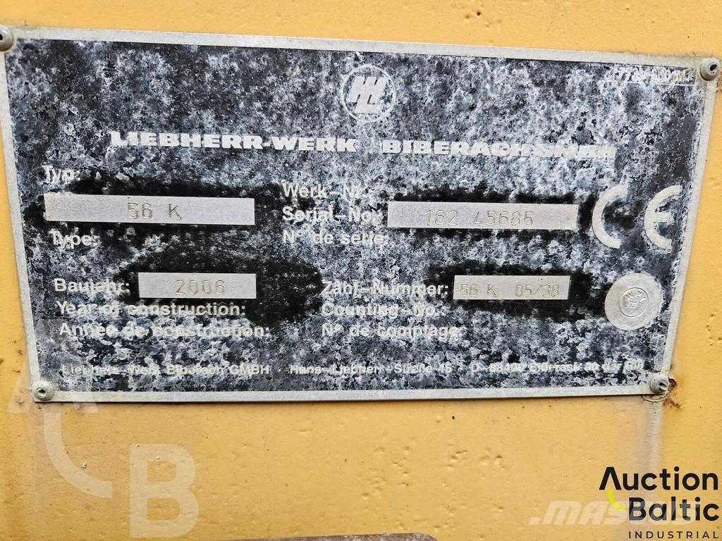 Liebherr 56K Tornkraanad