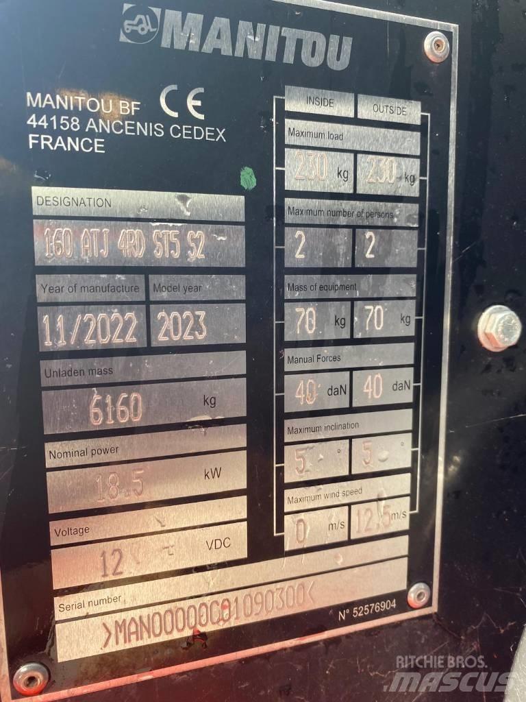 Manitou 160 ATJ Iseliikuvad poomtõstukid