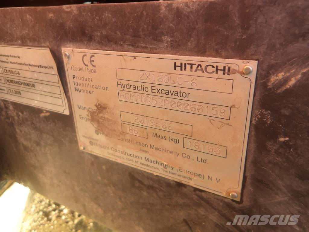 Hitachi ZX 160 LC Roomikekskavaatorid