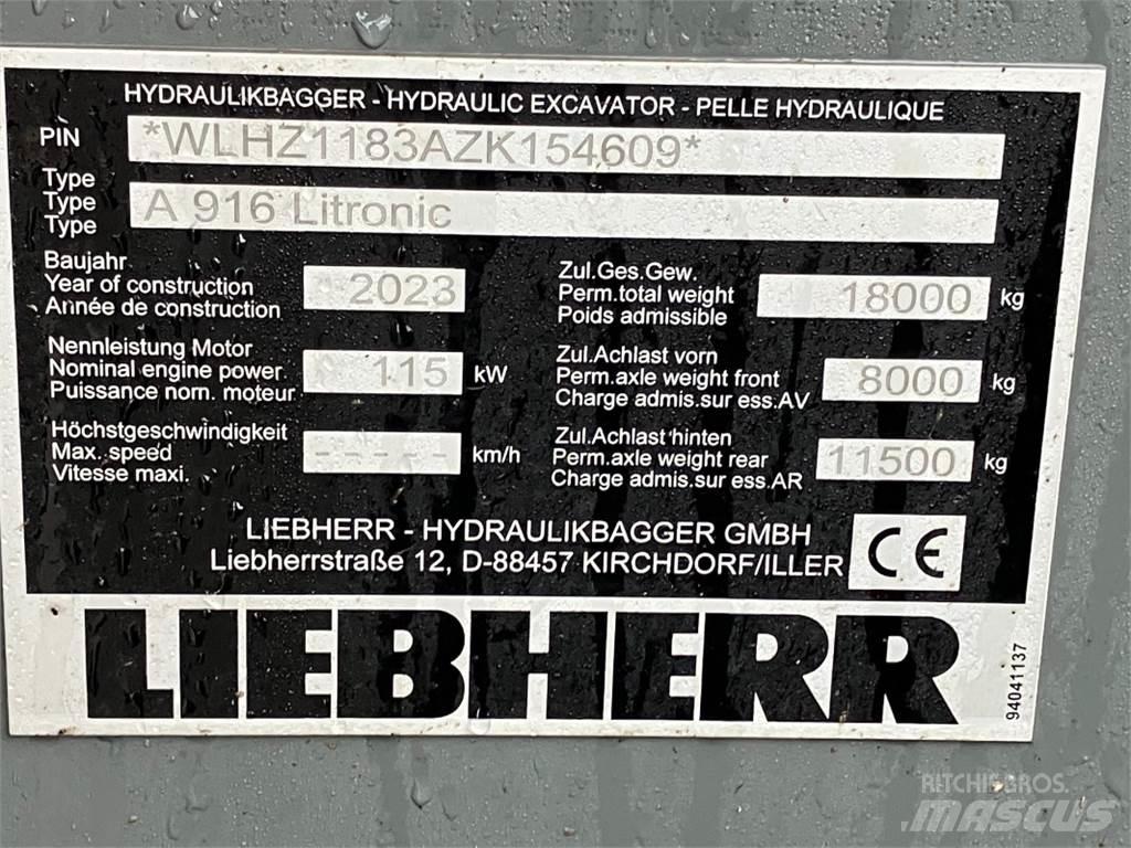 Liebherr A916 Ratasekskavaatorid
