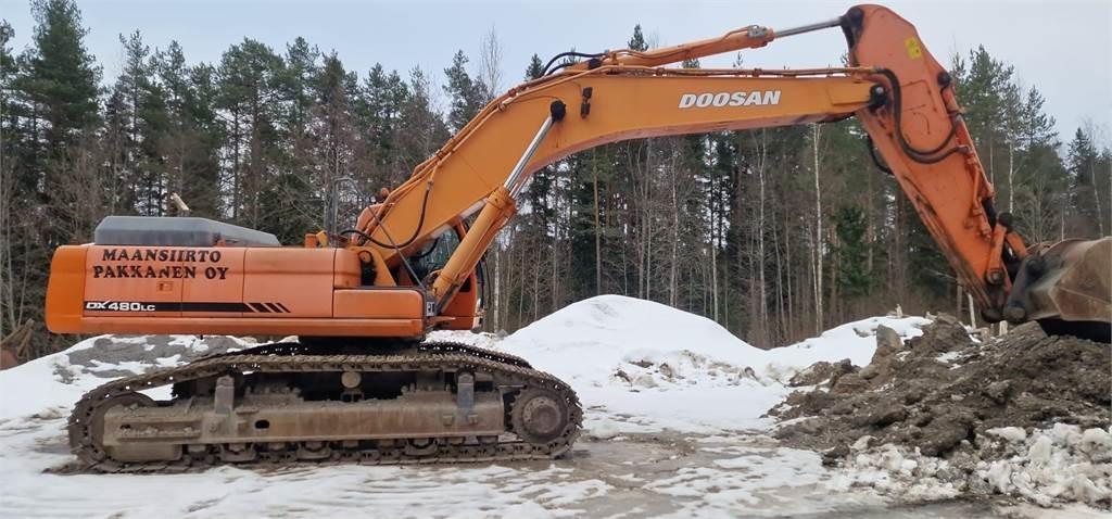 Doosan DX 480 LC Roomikekskavaatorid