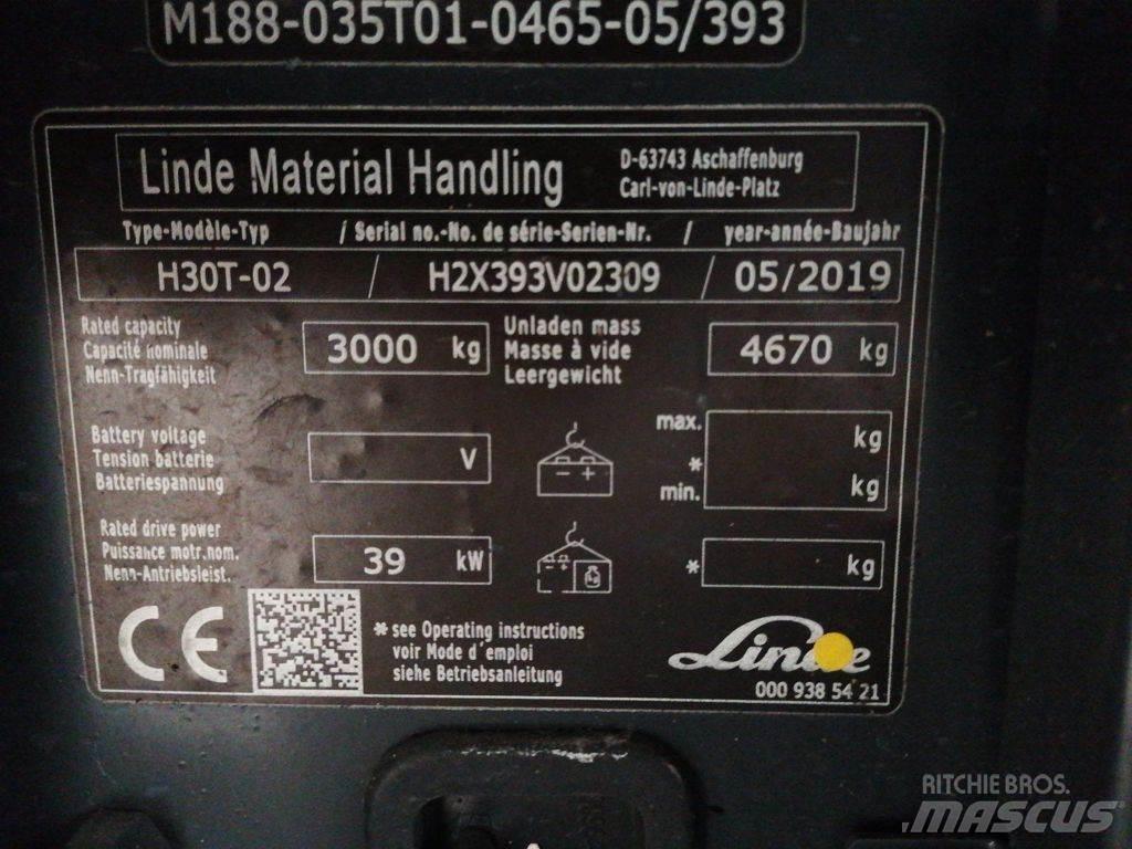 Linde H30T-02 Gaasitõstukid