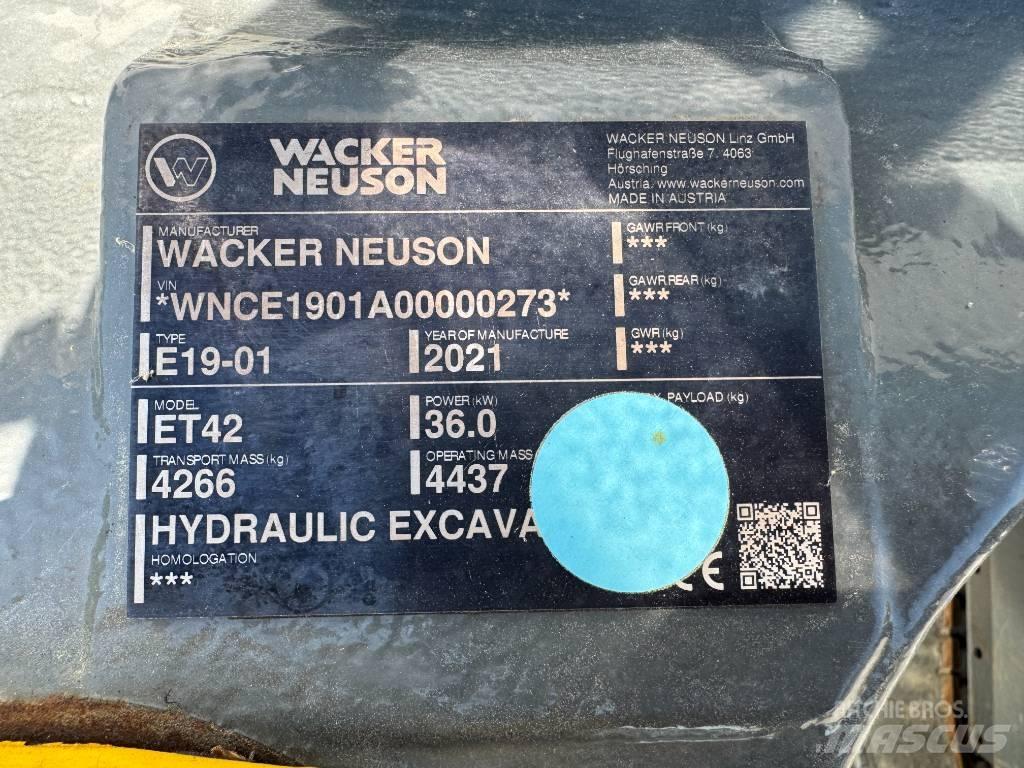 Wacker Neuson ET42 Roomikekskavaatorid