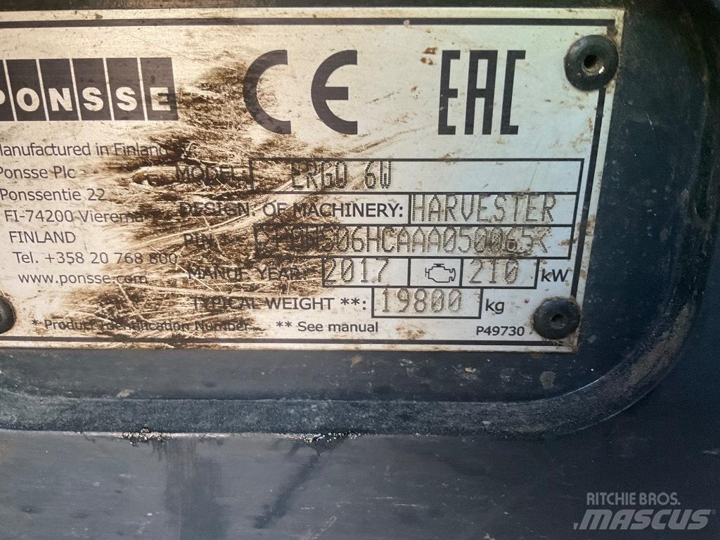 Ponsse ERGO 6W Harvesterid