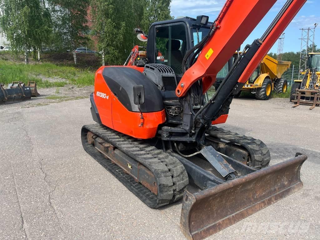 Kubota KX 080 Väikeekskavaatorid 7t-12t