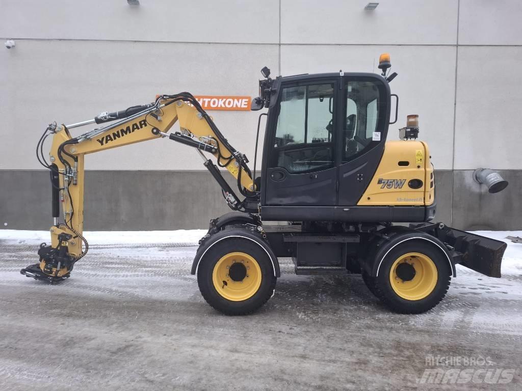 Yanmar B 75 W Ratasekskavaatorid