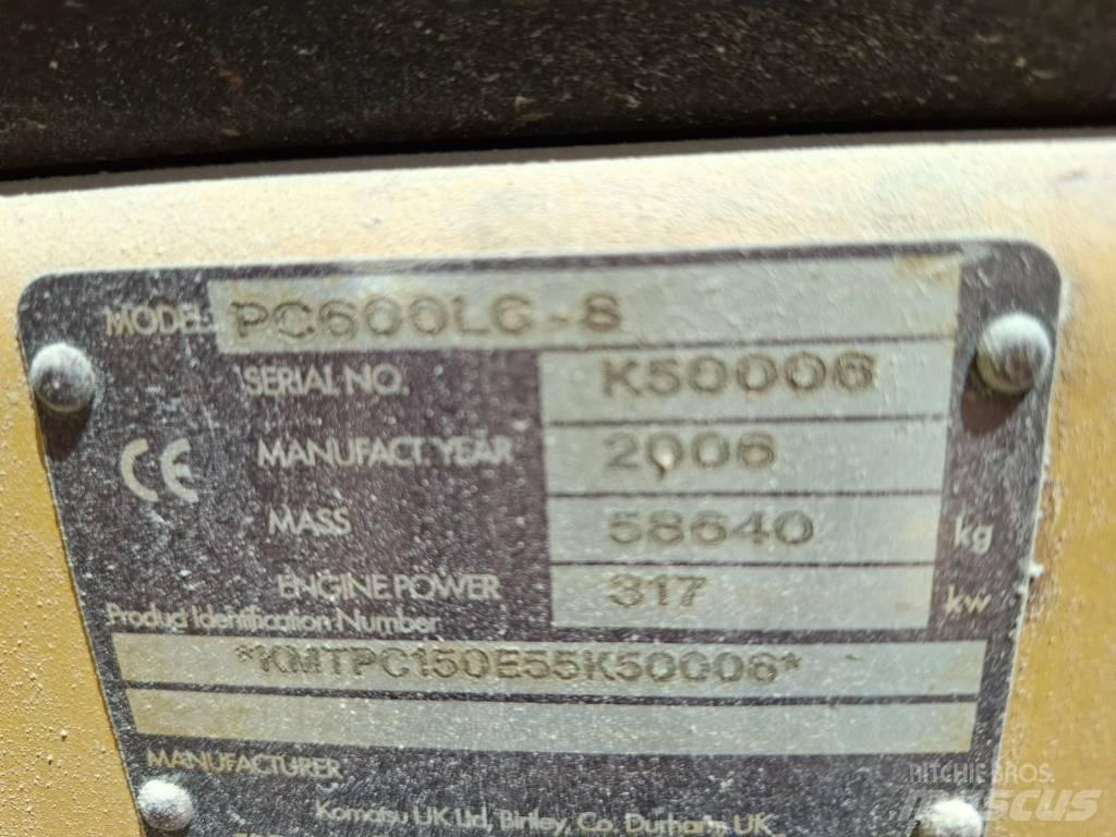 Komatsu PC 600 LC-8 Roomikekskavaatorid