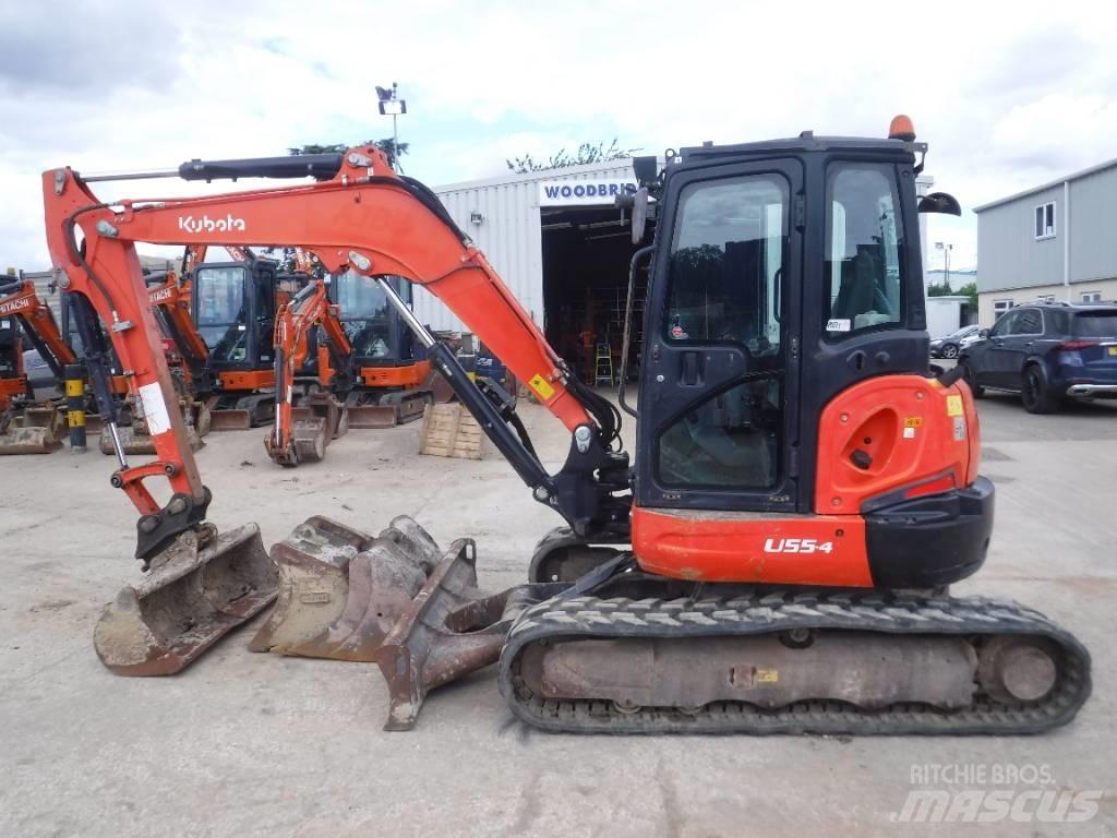 Kubota U 55-4 Miniekskavaatorid < 7 t