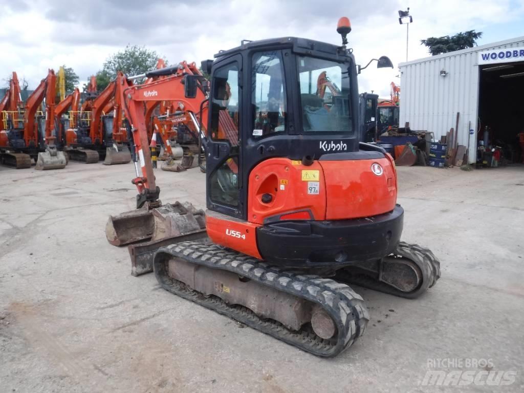 Kubota U 55-4 Miniekskavaatorid < 7 t