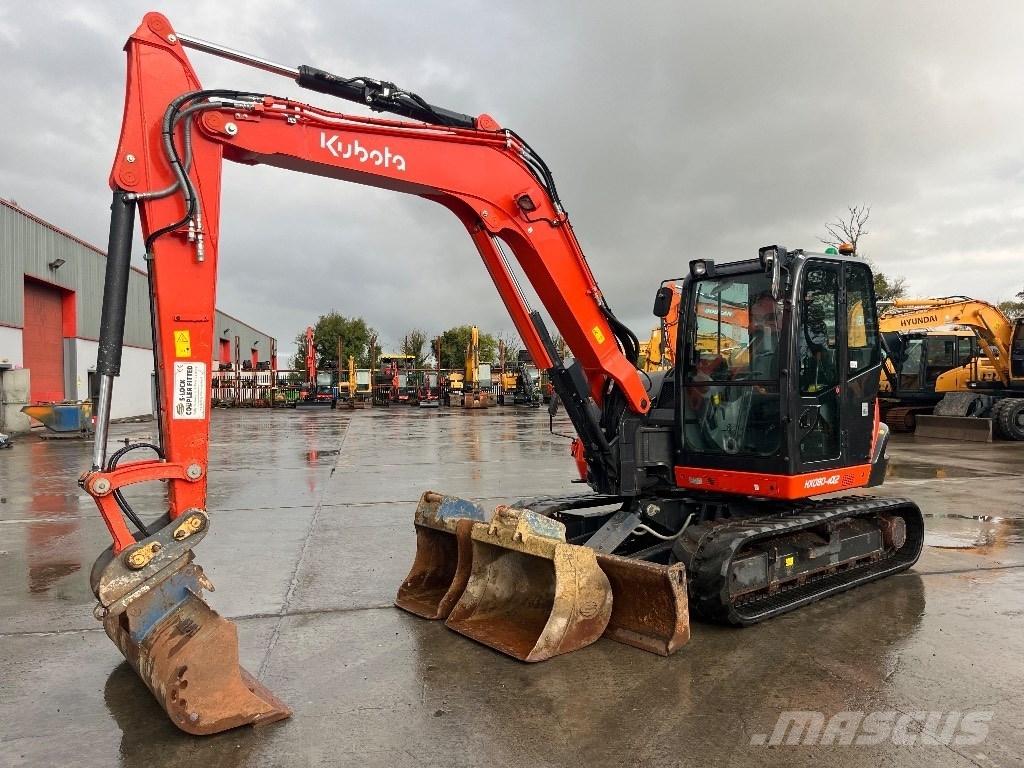 Kubota KX 080-4 Väikeekskavaatorid 7t-12t