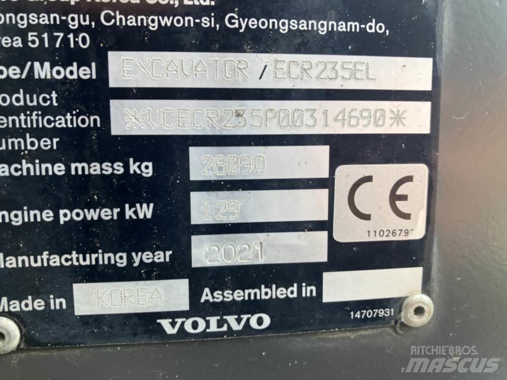 Volvo ECR235EL Roomikekskavaatorid