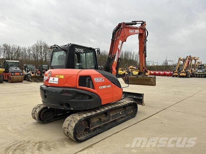 Kubota KX080-4A2 Väikeekskavaatorid 7t-12t