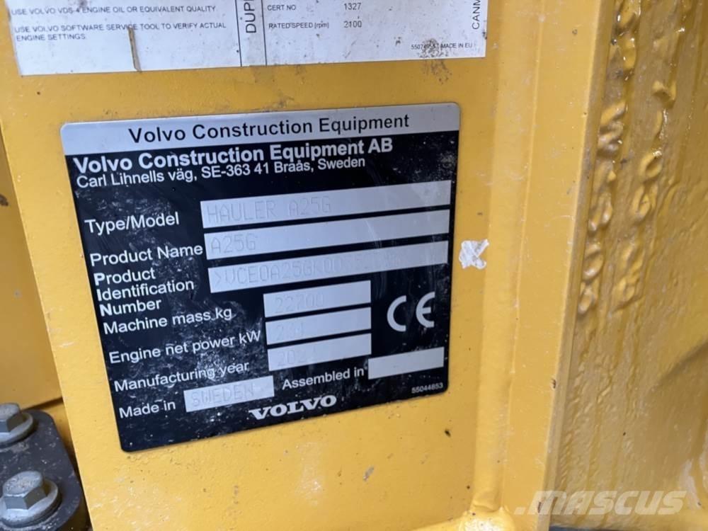 Volvo A25G Liigendraamiga pinnaseveokid