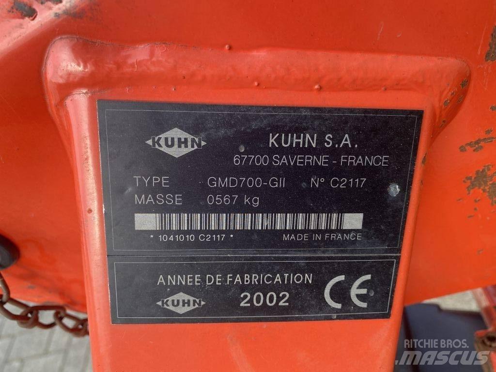 Kuhn GMD 700 G II Niidukid