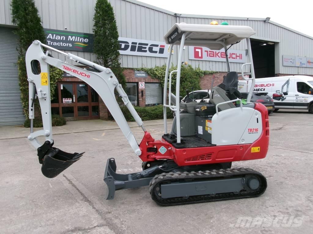 Takeuchi TB 216 Miniekskavaatorid < 7 t