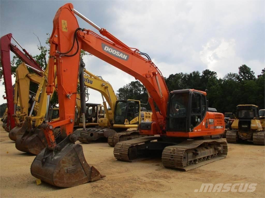 Doosan dx225 Roomikekskavaatorid