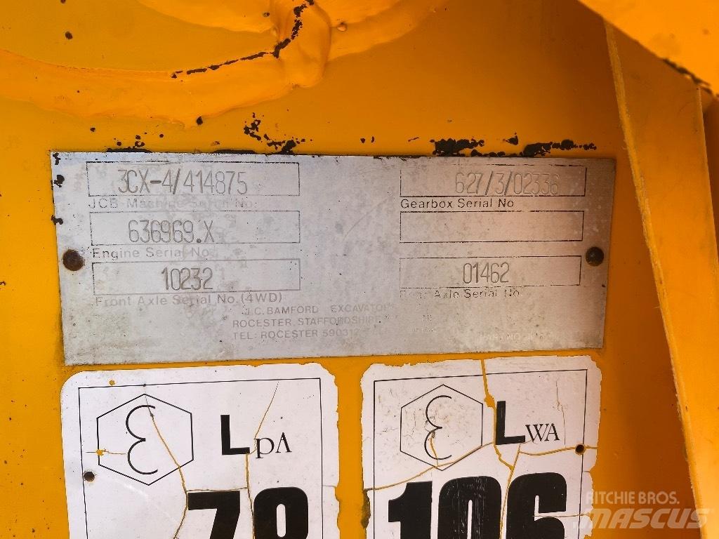 JCB 3 CX Ekskavaatorlaadurid