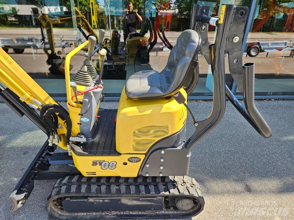Yanmar SV 08 Miniekskavaatorid < 7 t