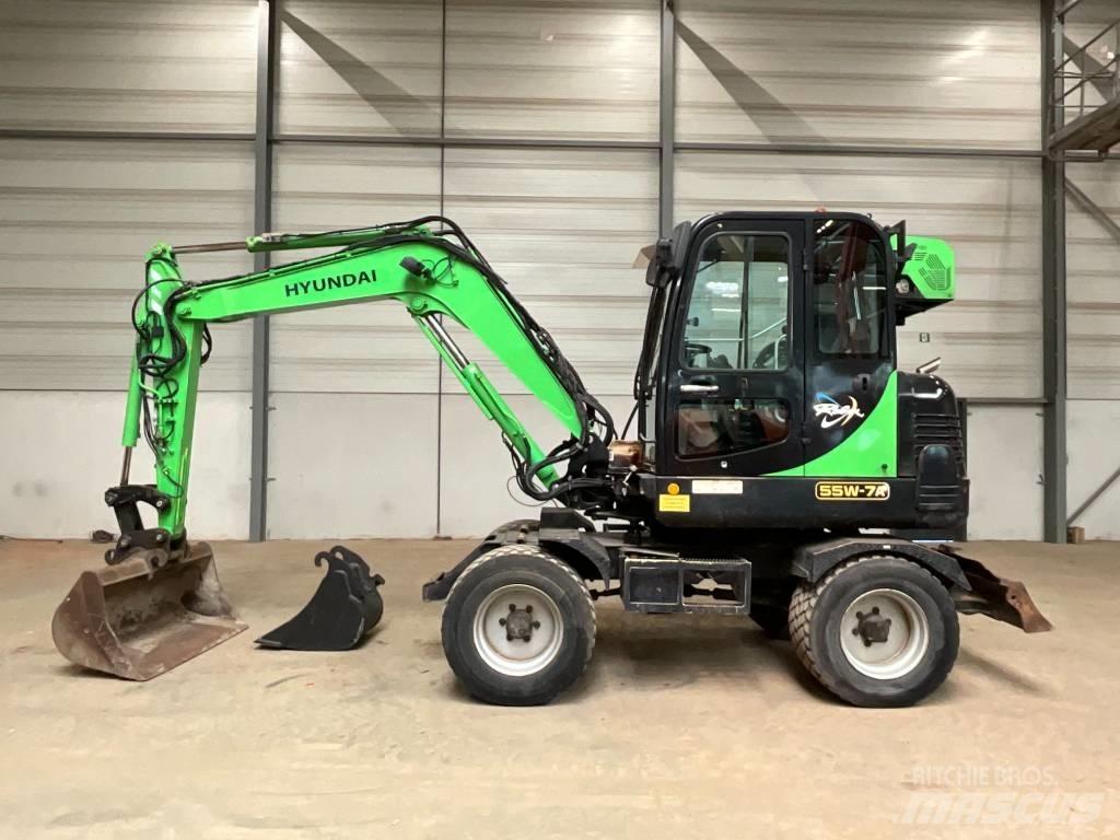 Hyundai 55 W-7 A Ratasekskavaatorid