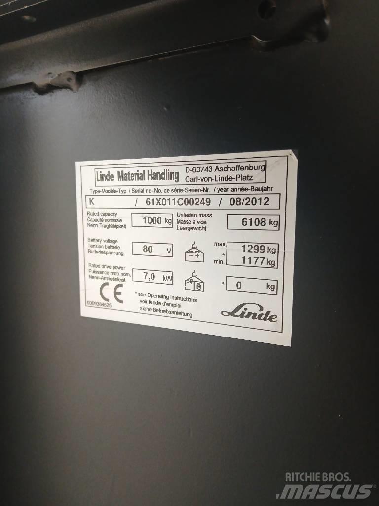 Linde K 10 Kõrged komplekteerimistõstukid