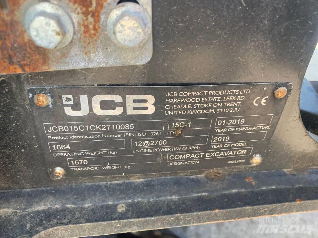 JCB 15 C-1 Miniekskavaatorid < 7 t