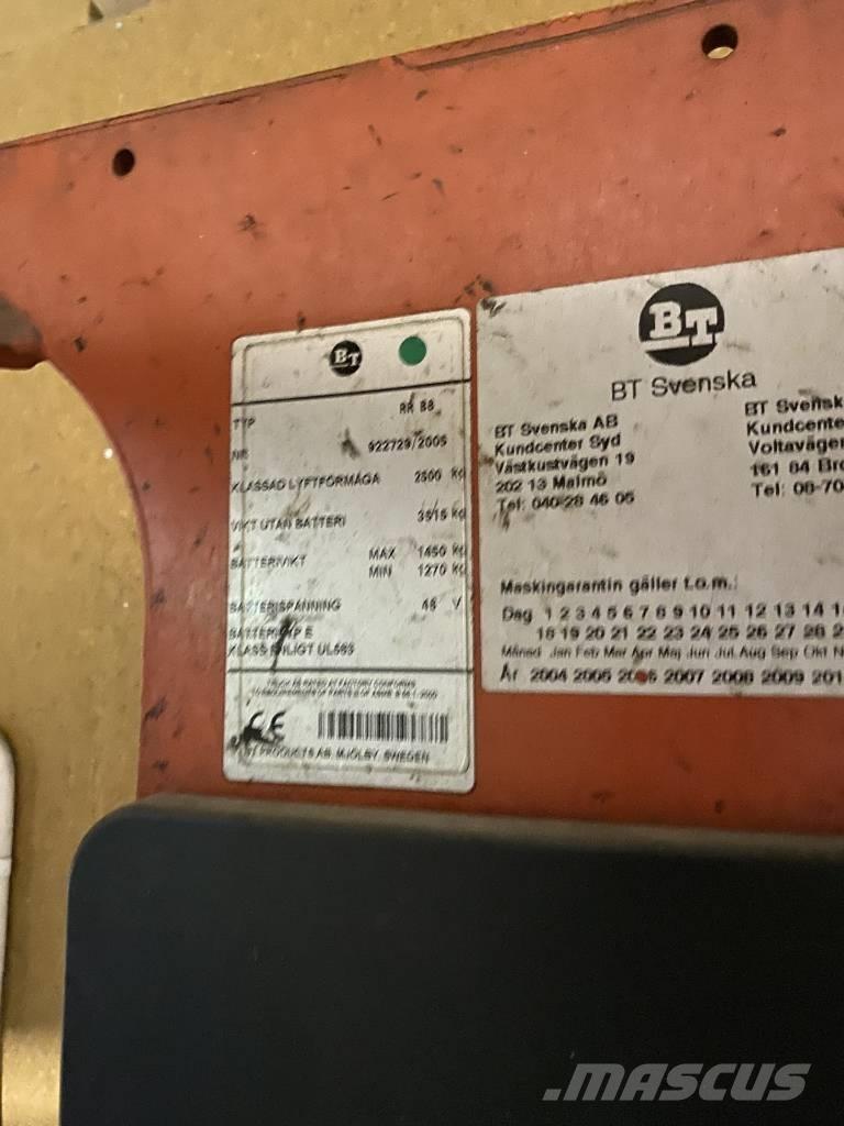 BT RR b 8 Lükandmastiga tõstukid