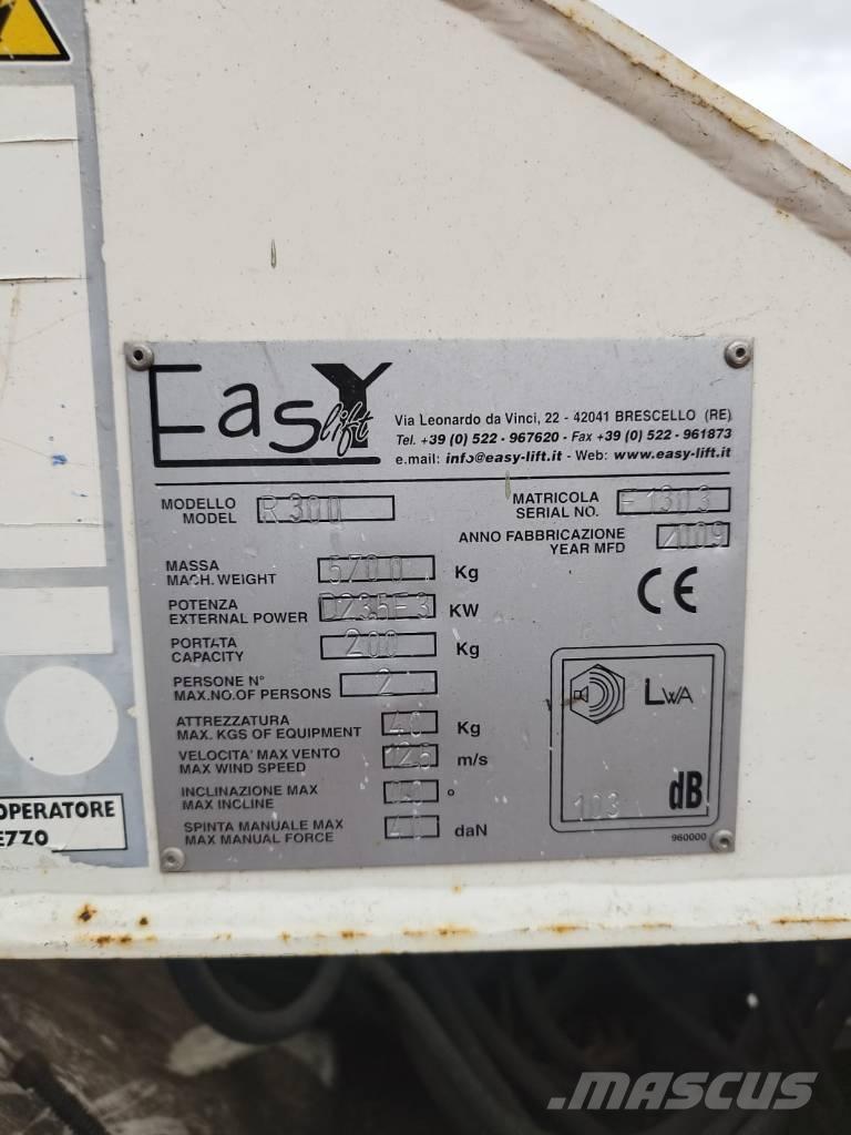 EasyLift R 300 Teleskoop poomtõstukid