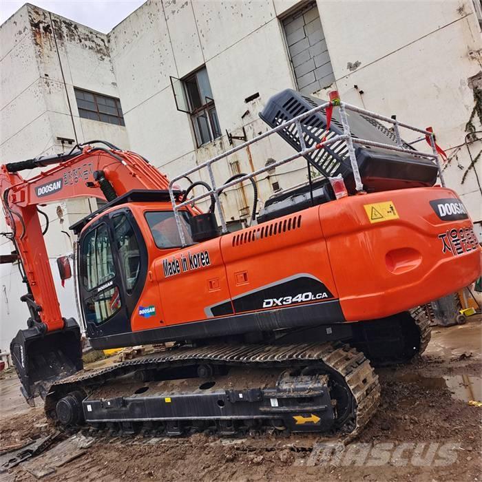 Doosan DX 340 LC Roomikekskavaatorid