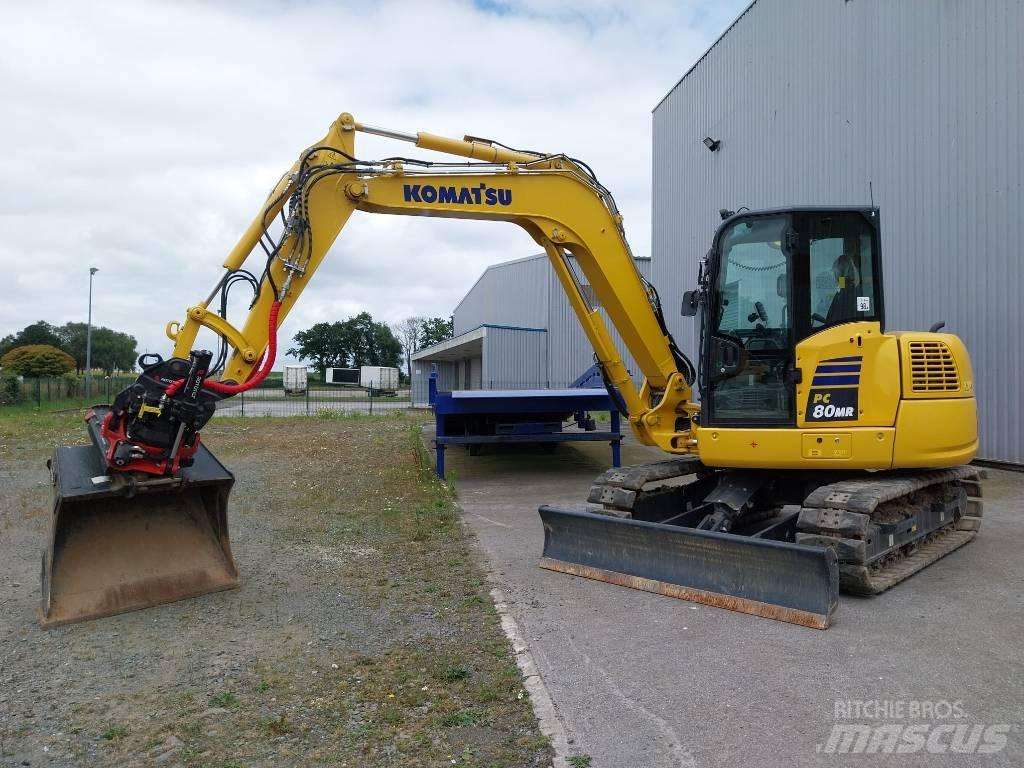 Komatsu PC80MR-5 Väikeekskavaatorid 7t-12t
