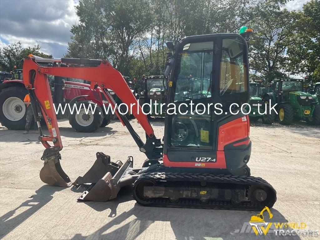 Kubota U 27-4 Miniekskavaatorid < 7 t