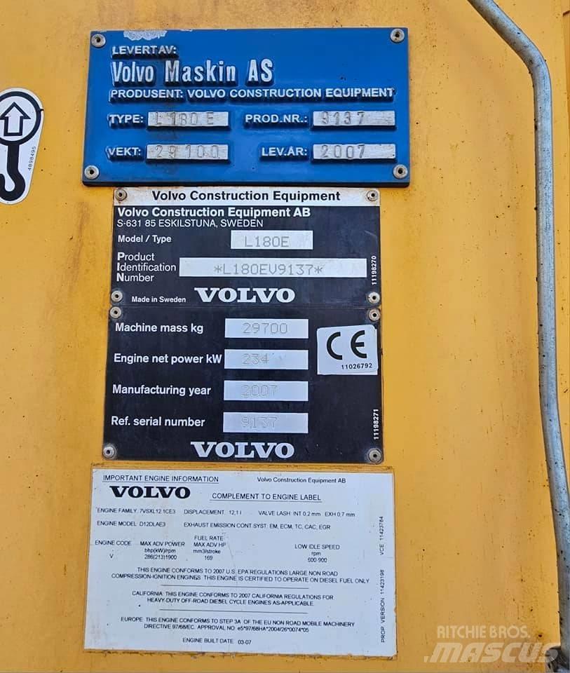 Volvo L 180 E Rataslaadurid
