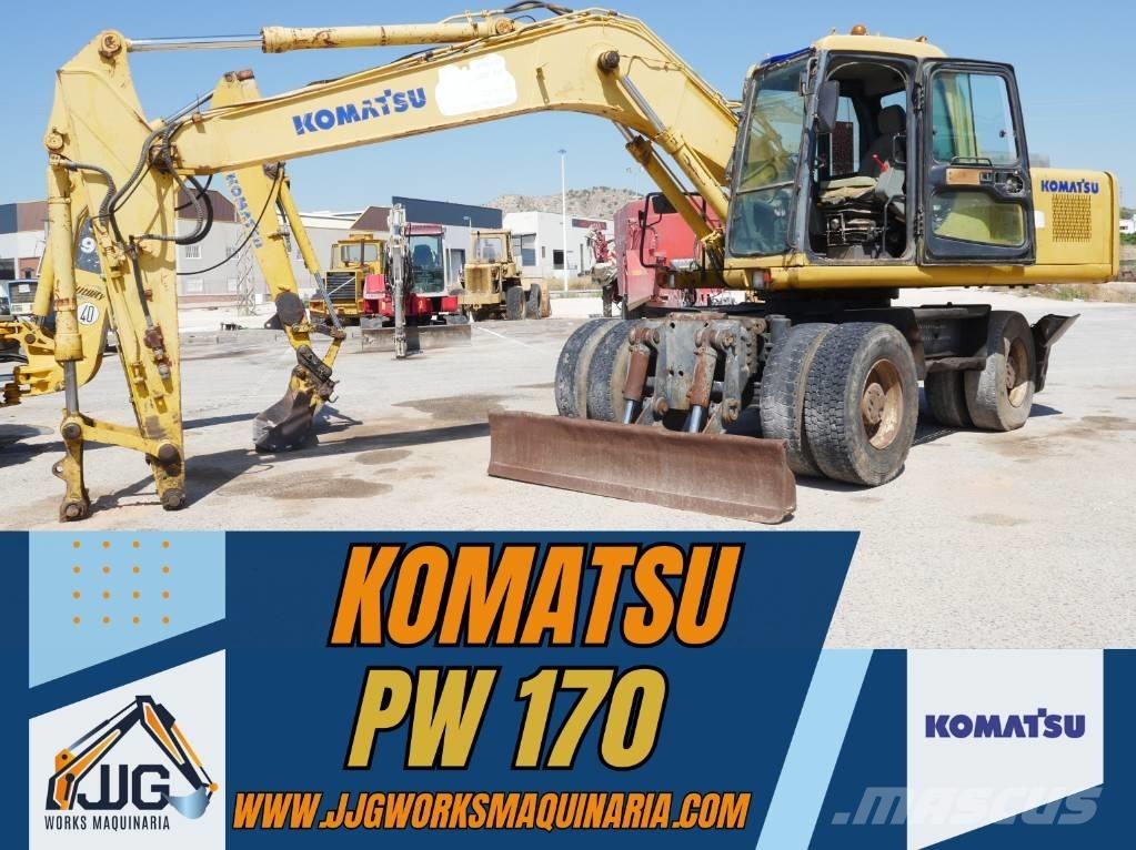 Komatsu PW 170 Ratasekskavaatorid