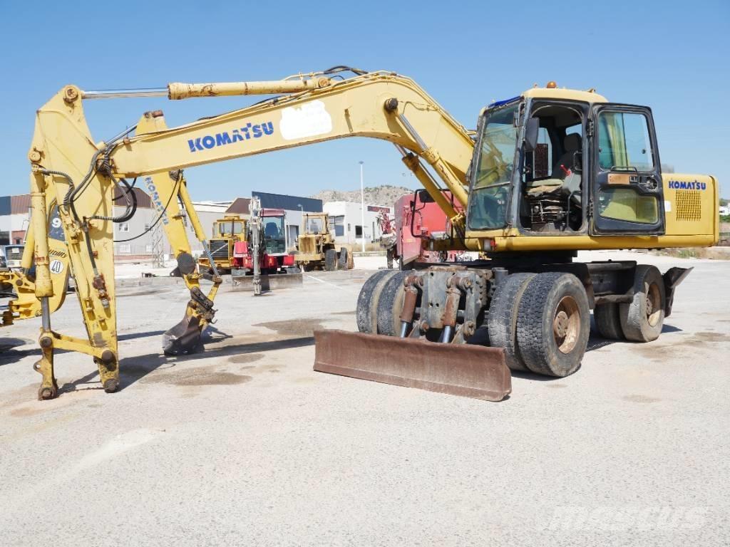 Komatsu PW 170 Ratasekskavaatorid
