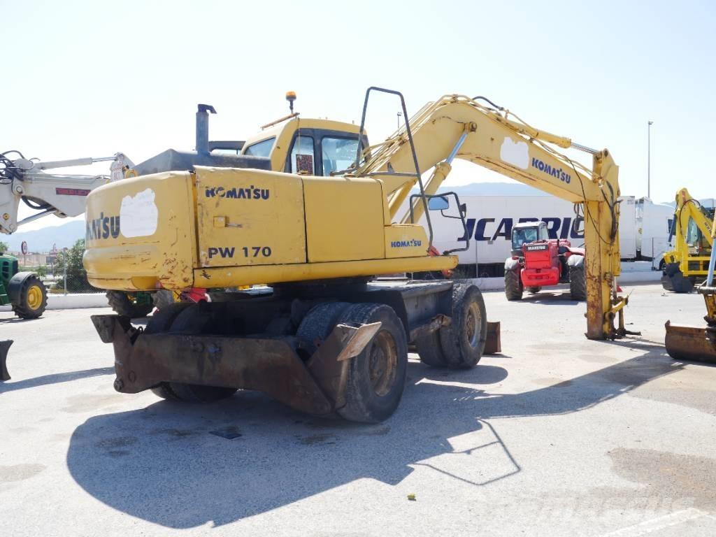 Komatsu PW 170 Ratasekskavaatorid