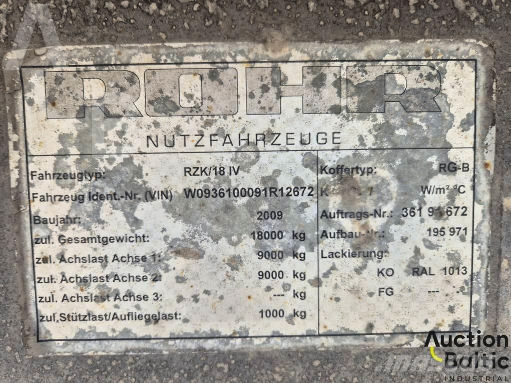 Rohr RZK 18 IV Tentpoolhaagised
