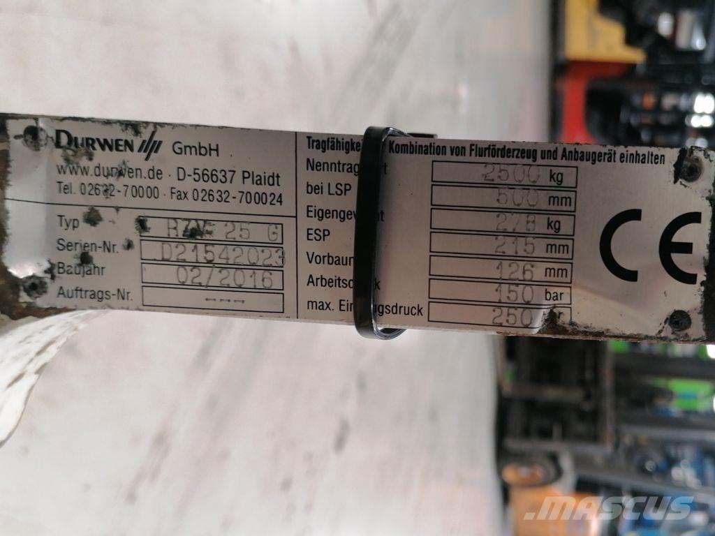 Durwen RZV 25 G. Tõstekahvlid