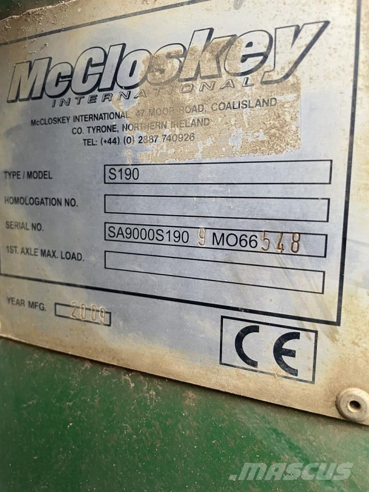 McCloskey S190 Karjääri puurmasinad