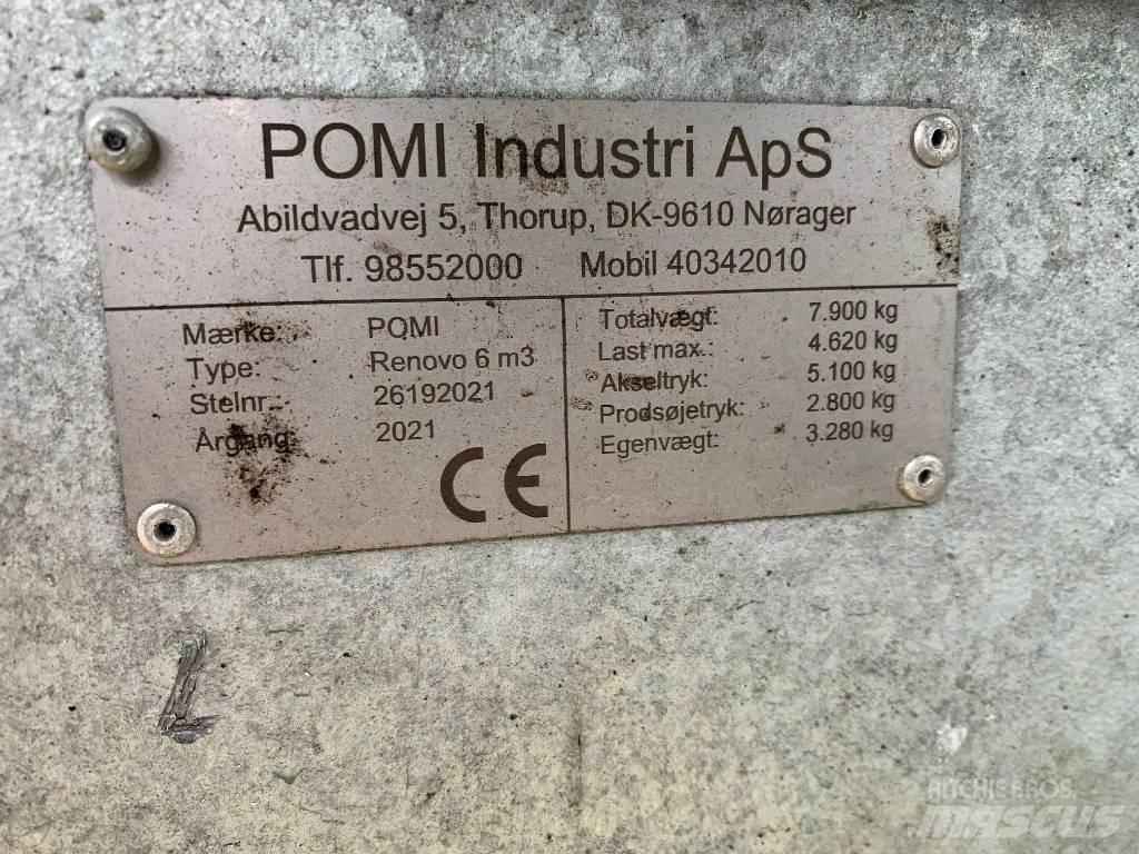 Pomi Renovo 6 m3 Prügipressid