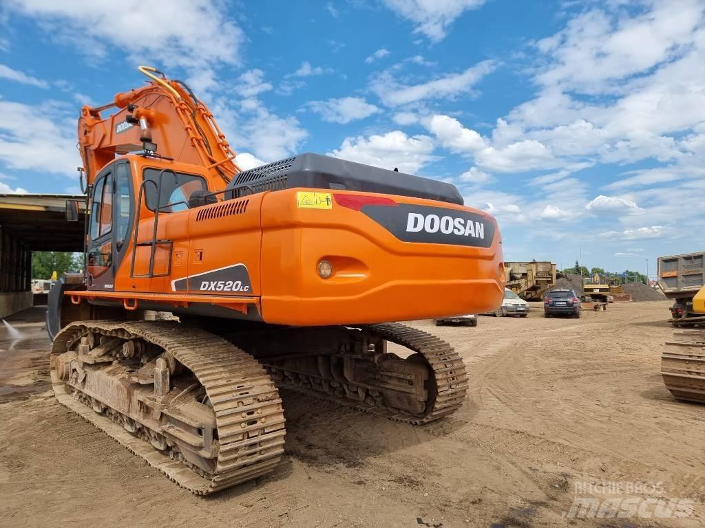 Doosan DX 520 LC Roomikekskavaatorid