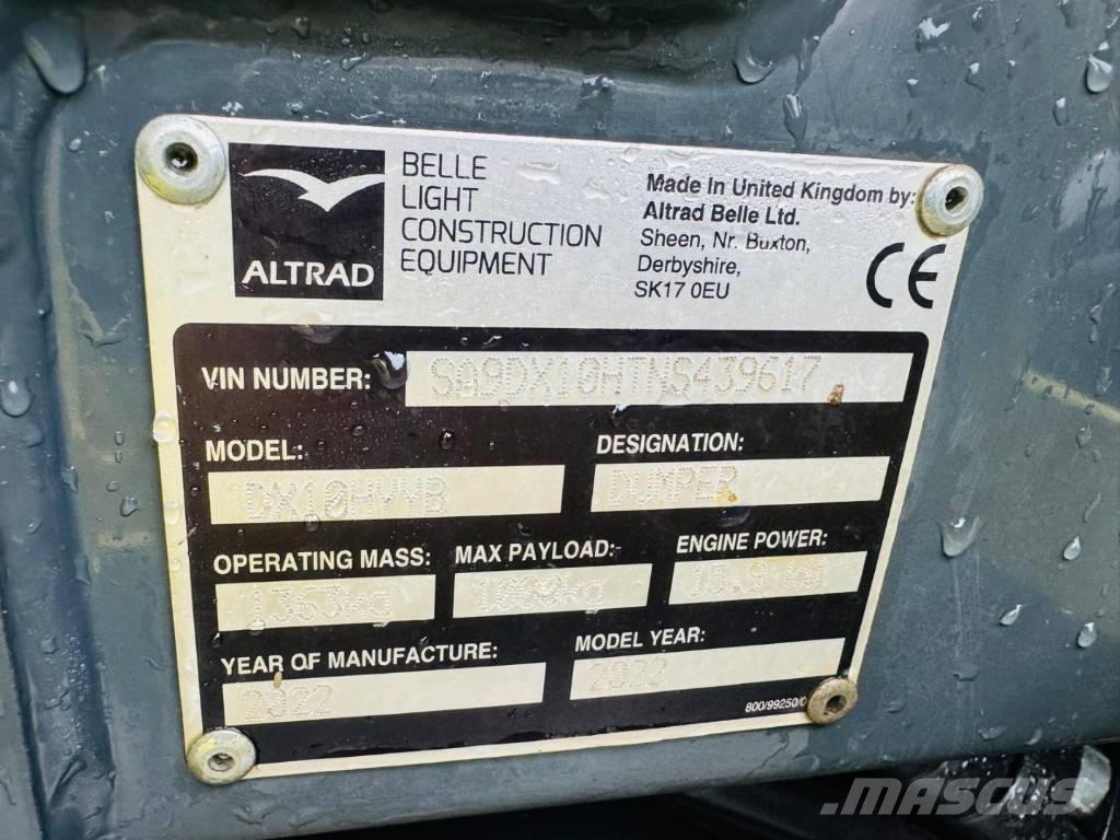 Altrad Belle DX1000 Väikekallurid