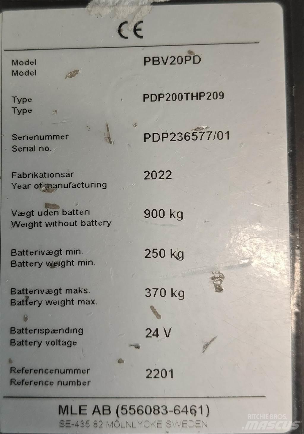 Mitsubishi PBV20PD Platvormiga alusesiirdaja