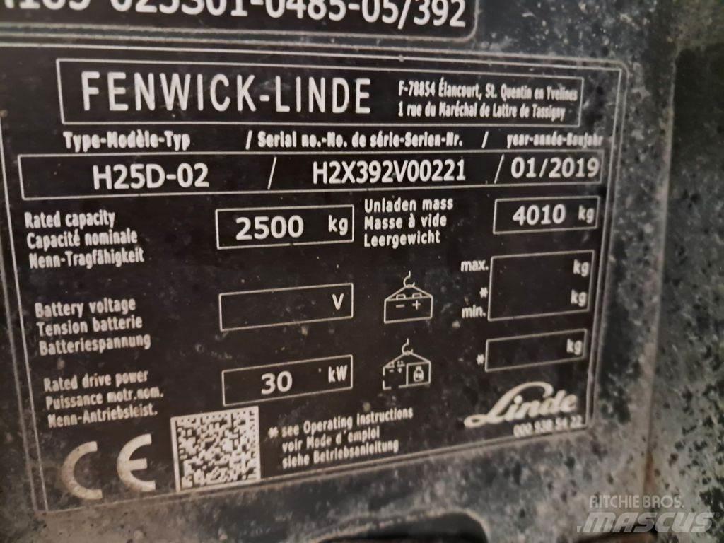 Linde H25D-02 Diiseltõstukid