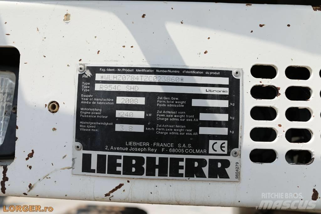 Liebherr R954 C SHD Roomikekskavaatorid