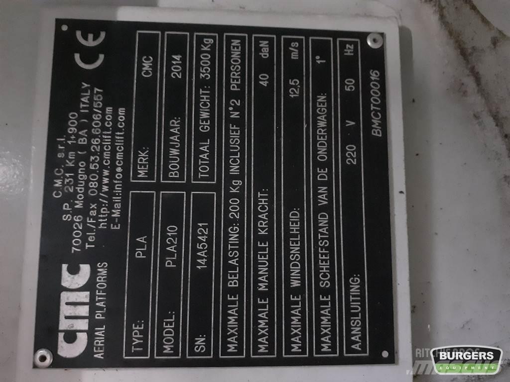 CMC PLA 210 Teleskoop poomtõstukid