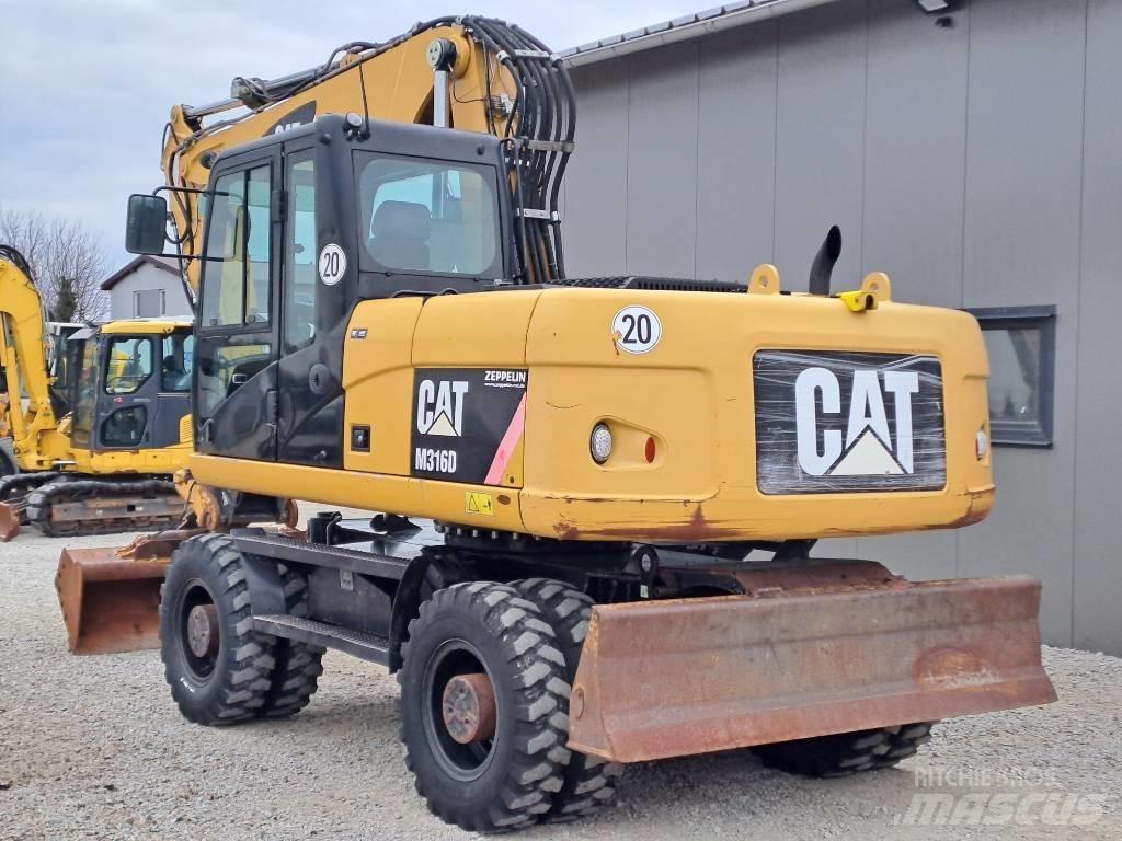 CAT M 316 D Ratasekskavaatorid